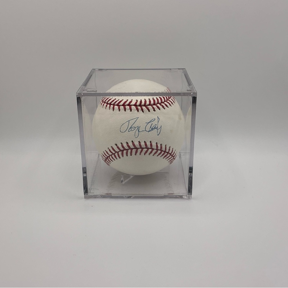 Roger Craig Autographed Baseball Tristar COA w/ Display Case (Dodgers, Giants)